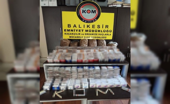  Balıkesir Polisinden Kaçak Sigara Ve İçki Operasyonu