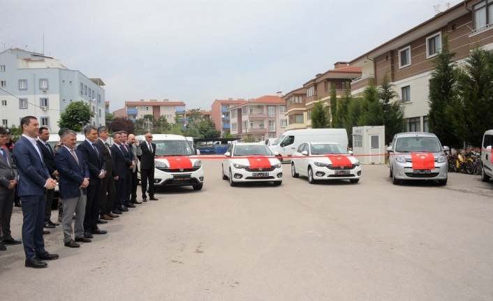 Balıkesir İl Emniyet Müdürlüğüne alınan 6 yeni hizmet aracı düzenlenen