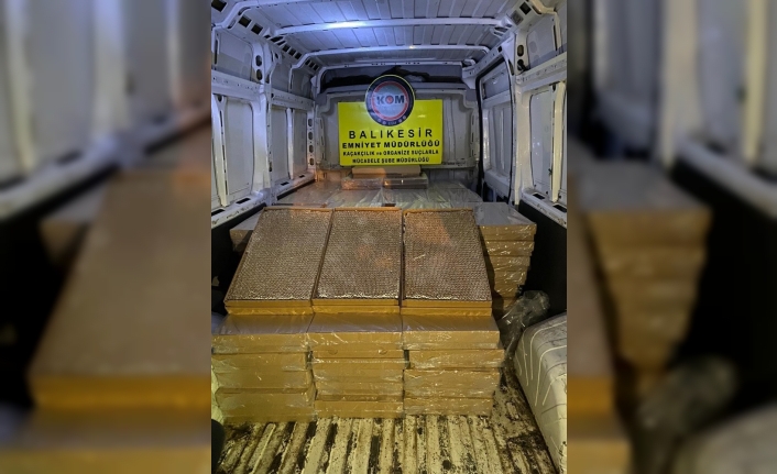 Balıkesir Kaçakçılık Ve Organize Suçlarla Mücadele Şube Müdürlüğü Ekiplerince Yapılan