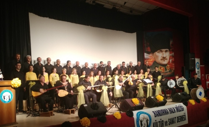 Balıkesir’in Bandırma İlçesinde, Halk Müziği ve Kültür Sanat Derneği nisan