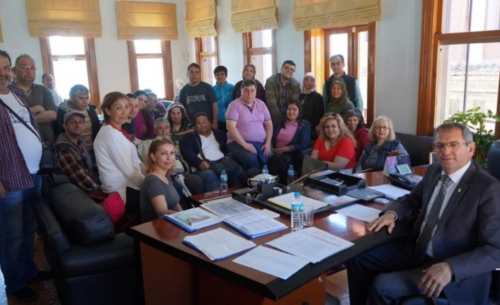Balıkesir’in Ayvalık ilçesinde, Birlik Ortopedik Engelliler Derneği (BOED) Genel Merkezi