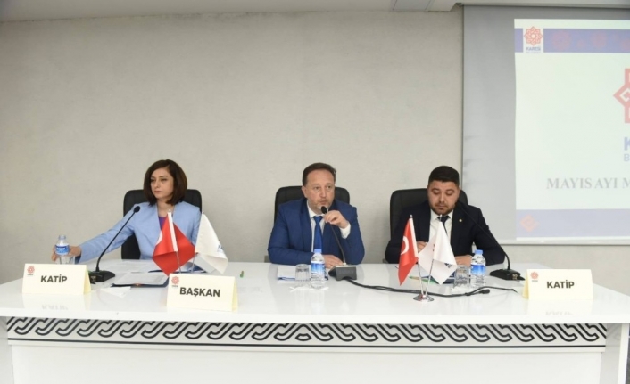 Karesi Belediye Meclisi’nin Mayıs ayı olağan toplantısı Belediye Başkanı Dinçer