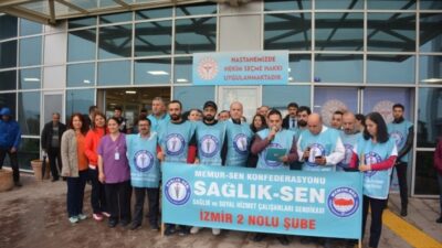  Sağlık Sen İzmir 2 No'lu Şube Başkanı Ekrem Özdemir,