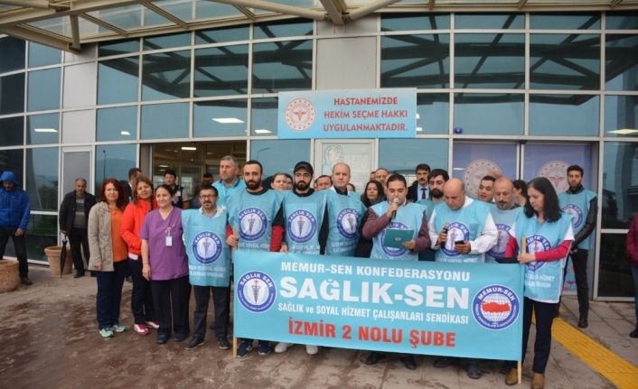 Sağlık Sen İzmir 2 No'lu Şube Başkanı Ekrem Özdemir,