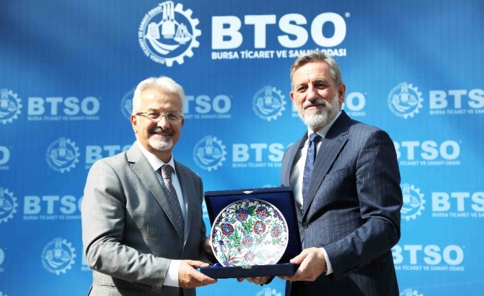  Nilüfer Belediye Başkanı Turgay Erdem’in Btso Başkanı İbrahim Burkay’a