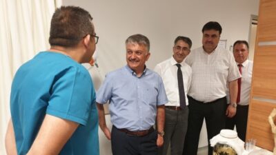  Balıkesir Valisi Ersin Yazıcı, Havran Devlet Hastanesinde, Ozon, Akupunktur,