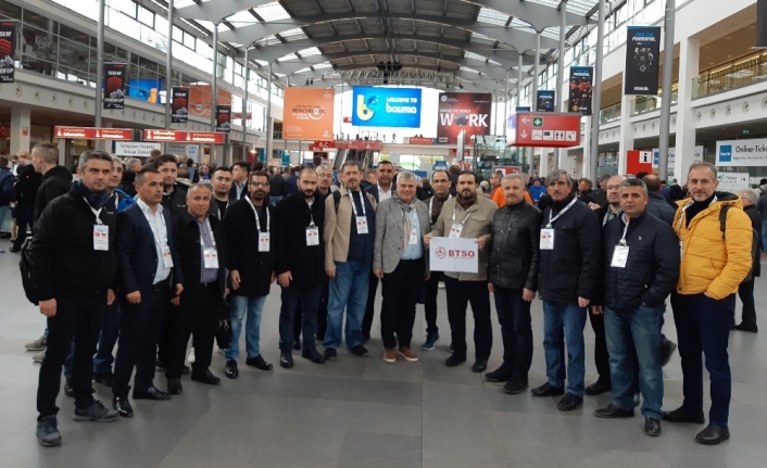 Bursalı firmalar, Almanya’da düzenlenen BAUMA Münih ve Messe 2019 sanayi
