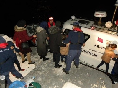 Çanakkale’nin Ayvacık ilçesinde, yasa dışı yollarla Yunanistan’ın Midilli Adası’na gitmek