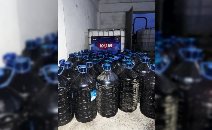  Çanakkale'de, Kaçakçılık Ve Organize Suçlarla Mücadele (kom) Ekiplerince Tespit