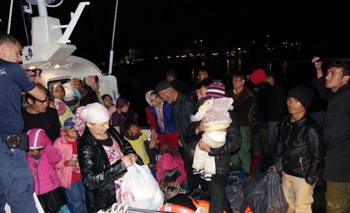 Çanakkale’nin Ayvacık ilçesinden yasa dışı yollarla Yunanistan’ın Midilli Adası’na geçme