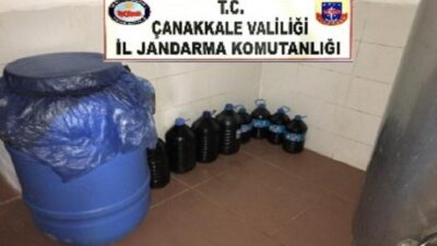  Çanakkale Erenköy’de Bir Kişinin Evine Düzenlenen Operasyonda Bin 275