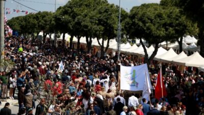 İzmir’in Çeşme ilçesinde, bu yıl 10.’su düzenlenen Alaçatı Ot Festivali