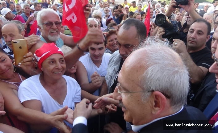 Gömeç Belediye Başkanı Mehmet İrem Himam ise Kılıçdaroğlu'nu ilçelerinde ağırlamanın