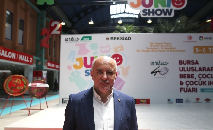  Bursa’nın Avrupa Kalitesinde Ürünler Ürettiğini Belirten Bebe Çocuk Konfeksiyonu