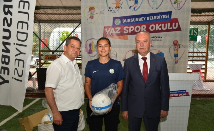  Dursunbey'de Yaz Spor Okulları Başladı
