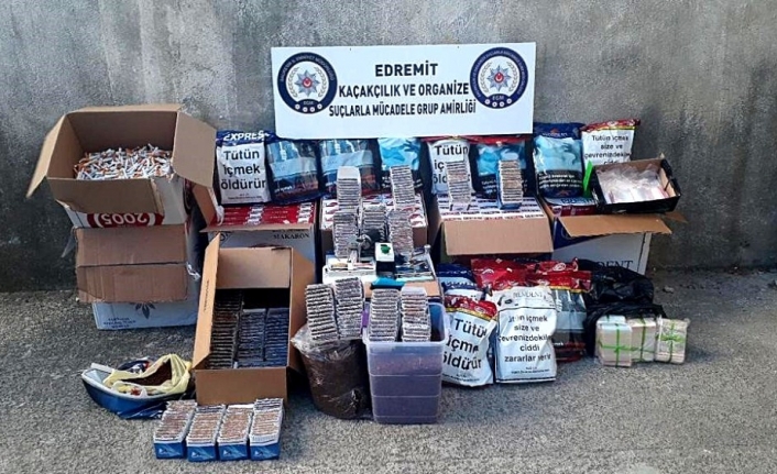 Edremit İlçesinde Kom Grup Amirliği Ekipleri, Kaçak Sigaraya Yönelik Amansız