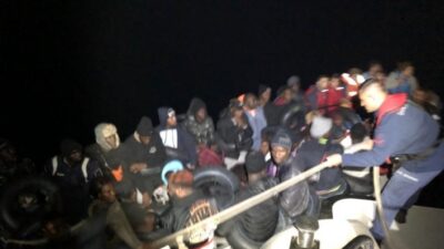  Operasyonda Göçmenleri Yakalayan Sahil Güvenlik Olası Bir Facianın Da