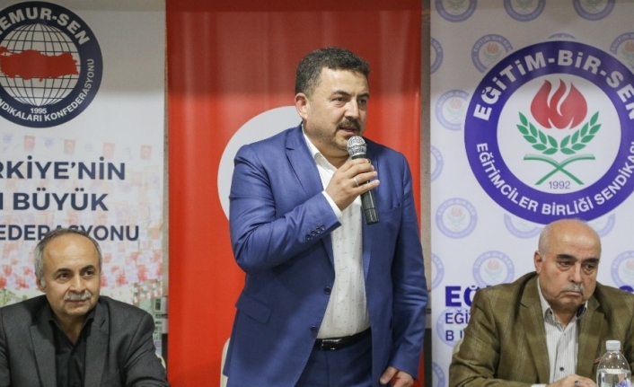 Eğitim Bir Sen Bursa 1 No’lu Şube Başkanı Ramazan Acar,