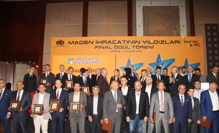  Ege Maden İhracatçilari Birliği, Bursa'da Düzenlediği İhracatin Yıldızları Ödül