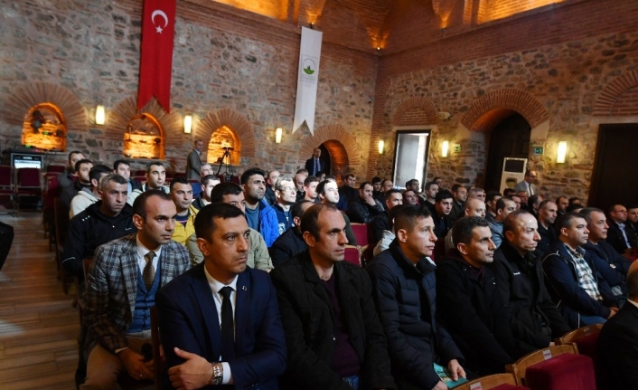Osmangazi Belediyesi’nde Çalişan Güvenlik Görevlilerine İl Emniyet Müdürlüğü Uzman Personeli
