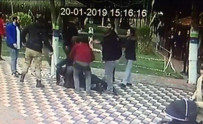 Bursa’nın Orhangazi ilçesinde genç bir çifti tekme tokat döven 6