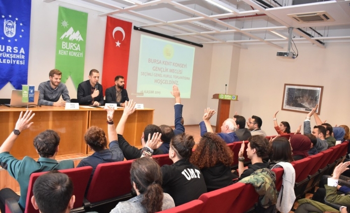  Bursa Kent Konseyi Gençlik Meclisi’nin Olağan Seçimli Genel Kurulunda,