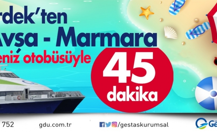 Güney Marmara Hattında Bir Gemiyle Araç Ve Yolcu Taşımacılığını Yapan