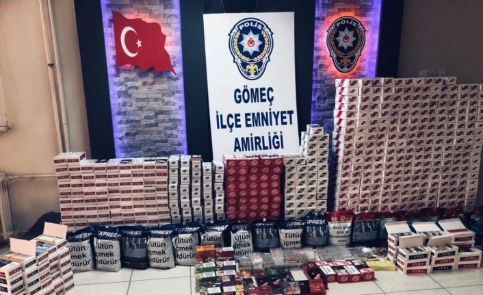 Balıkesir’in Gömeç ilçesinde, Emniyet Amirliği bünyesinde gerçekleşen operasyonlarda suç ve