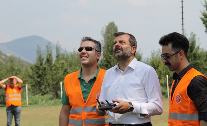  Gürsu Belediyesi, İlçedeki Tarım Arazilerinde Dronlu Denetim Başlattı.