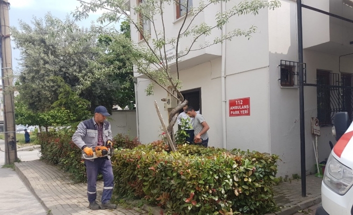 Gürsu Belediyesi, park ve bahçe çalışmaları kapsamında, ilçede hizmet veren