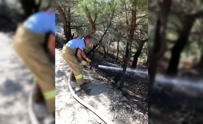 Balıkesir’in Ayvalık ilçesinde, 11 yaşındaki çocuğun serinlemek için gölete girdikten