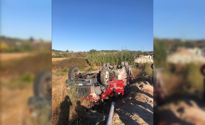  İzmir'in Urla İlçesinde Yangın İhbarina Giden İtfaiye Aracı İle