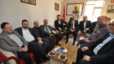 İnegöl Ticaret ve Sanayi Odası (İTSO) yöneticileri, esnaf odalarını ziyaret