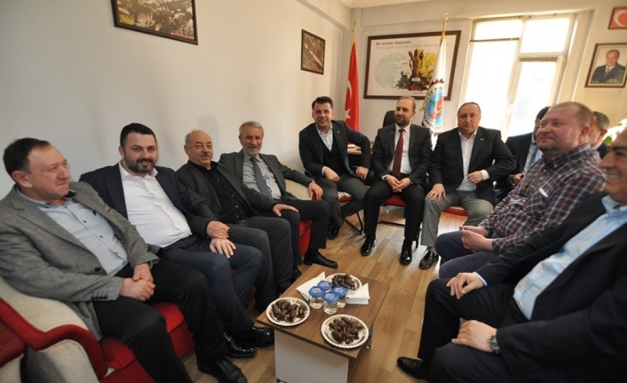 İnegöl Ticaret ve Sanayi Odası (İTSO) yöneticileri, esnaf odalarını ziyaret