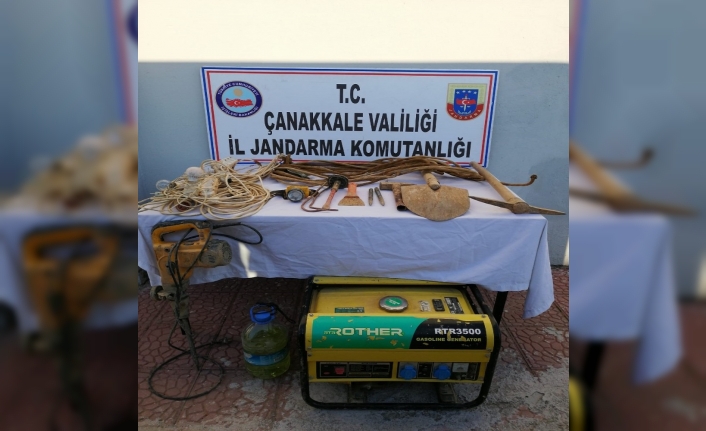 Çanakkale De İzinsiz Kazı Yaparken Suçüstü Yakalanan 6 Kişi Gözaltına