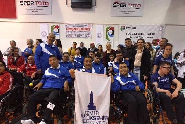 İzmir Büyükşehir Belediyespor Antalya’da düzenlenen Paralimpik Boccia Türkiye Şampiyonası’nda başarılı