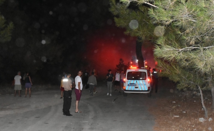  İzmir’in Konak İlçesinde Gece Saatlerinde Yerleşim Yerlerine Yakın Alanda