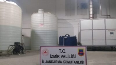 İzmir’in Torbalı İlçesinde, Satışa Hazır Halde Sahte İçki İmal