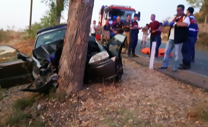  İzmir’in  Menemen  İlçesinde Sürücünün Kontrolü Kaybederek Yol