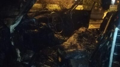  İzmir’in Bayraklı İlçesinde Bir Süredir Park Halinde Bulunan Araç