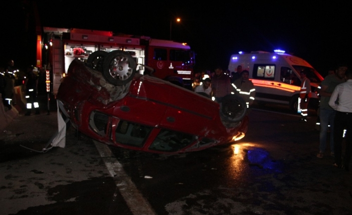 İzmir’in Çiğli ilçesinde meydana gelen zincirleme trafik kazasında aracından fırlayan