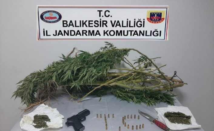  Balıkesir İl Jandarma Ekipleri Uyuşturucu Kullanan Kişilere Yönelik Çalişmasinda,