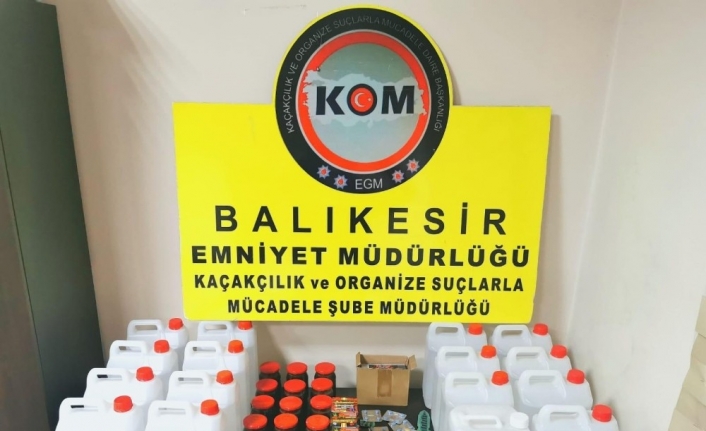  Balıkesir Polisi Sahte İçki Yapımında Kullanılan Etil Alkol, Cinsel