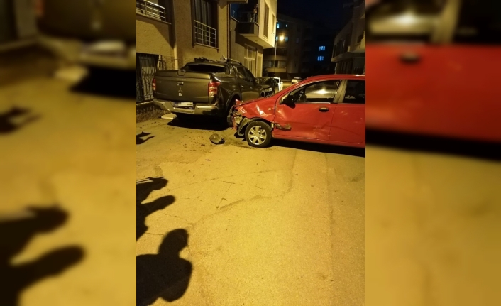  Kaza Sonrası El Frenini Çekmeyi Unuttu, Faciadan Dönüldü