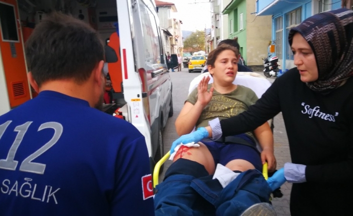  Bursa (iha) - Elektrikli Motosikletten Düşen 16 Yaşındaki Çocuğun