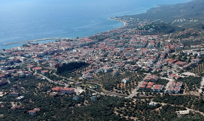 Kazdağları'nın Eteklerindeki İmar Rantı Böyle Görüntülendi. Çevreciler ortada yok.