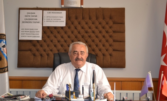 Balıkesir'in Bandırma İlçesi Esnaf Sanatkarları Kredi Ve Kefalet Kooperatif Başkanı