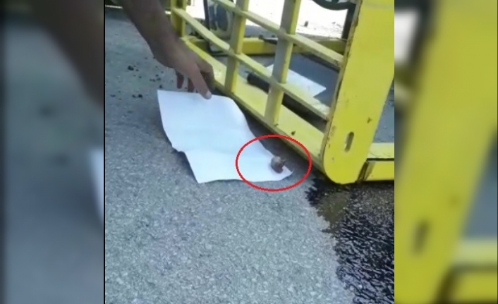 Bursa’da Virajı Alamayan Bir Kişi Kullandığı Forkliftin Adlında Kaldı. Kazada