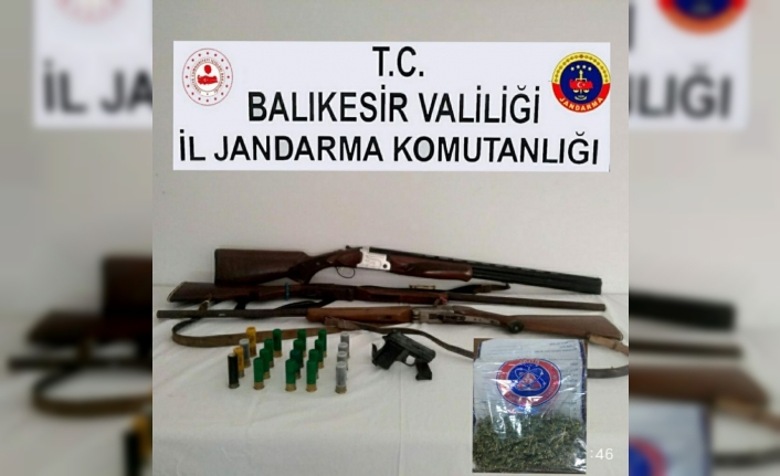  Manyas'ta Uyuşturucu Ve Silah Operasyonu