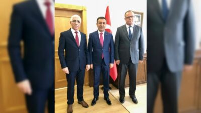 Marmarabirlik Yönetim Kurulu Başkanı Hidamet Asa ve Genel Müdür İsmail